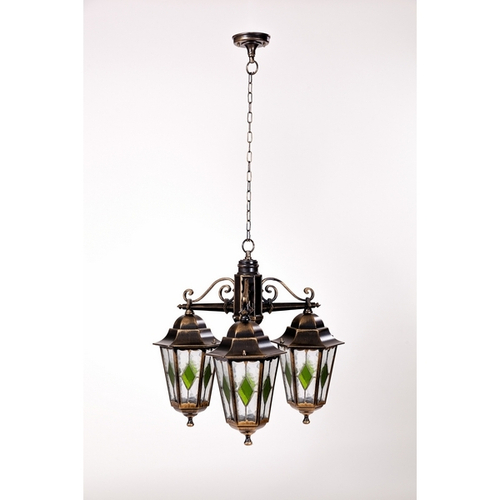 Подвесной светильник YAOHUA LUX PETERSBURG lead GLASS 79870lg/3 Gb