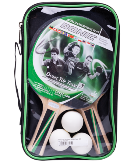 Набор для настольного тенниса Top Team 400, 2 ракетки, 3 мяча