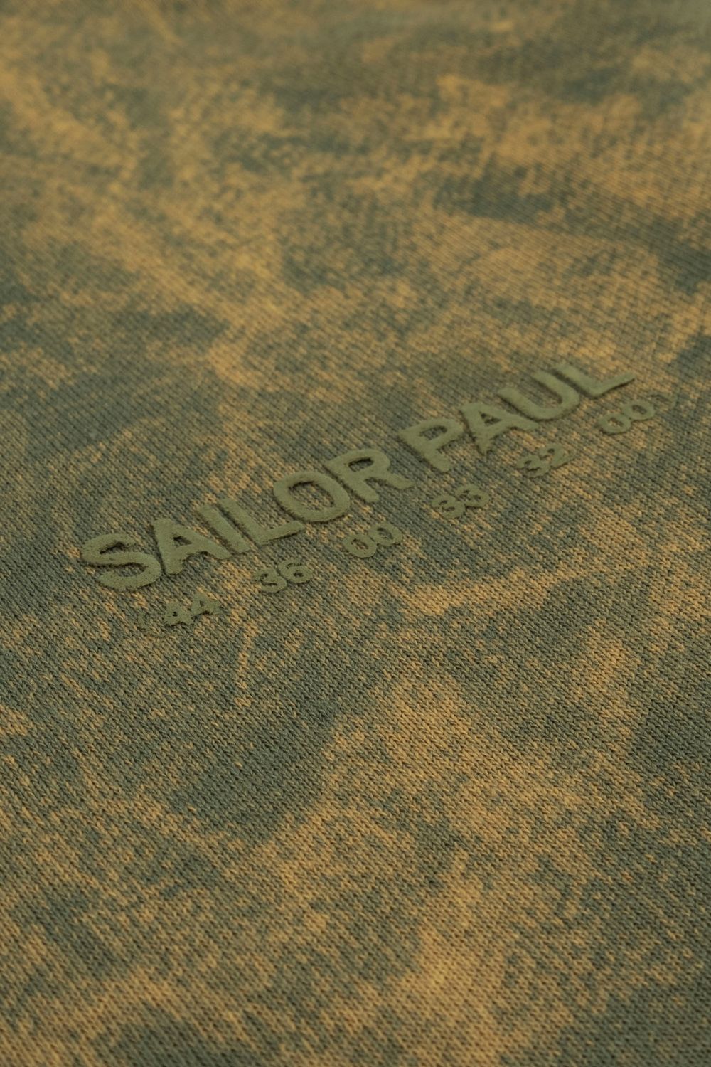 Толстовка Sailor Paul Acid Wash олива