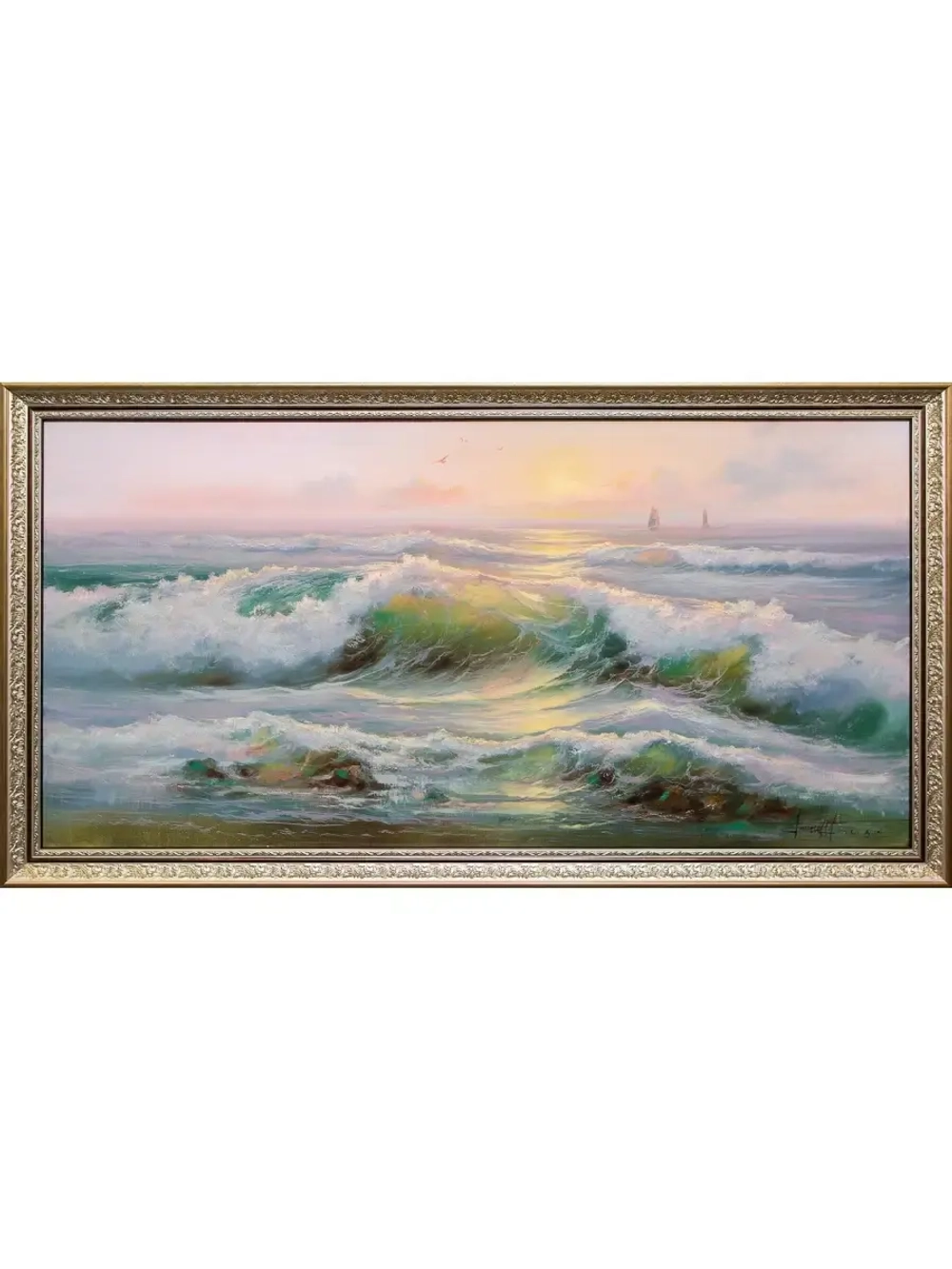 Картина маслом На море Балахонов