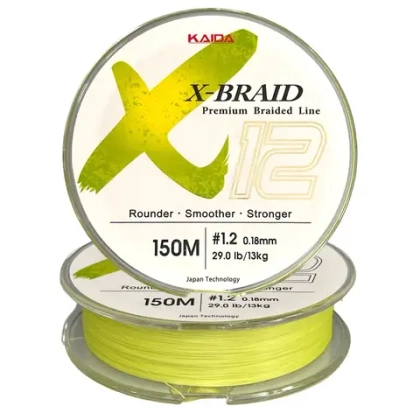 Плетенка X12 BRAID 150м KAIDA