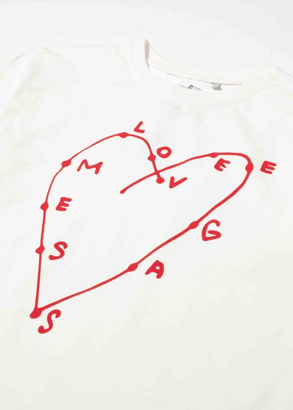 Футболка Сердце плотная мужская белая - фото 8