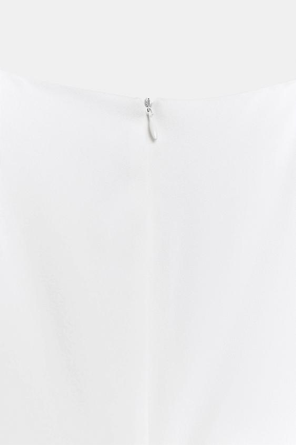ZARA ПЛАТЬЕ МИДИ ZW COLLECTION, ЖЕЛТОВАТО-БЕЛЫЙ
