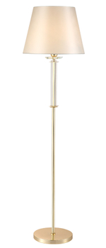 Торшер Crystal Lux NICOLAS PT1 GOLD/WHITE