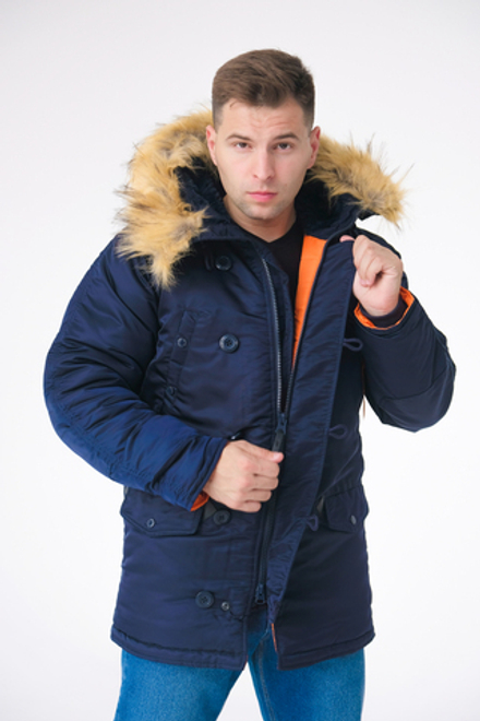 Парка флисовая N3b Husky19 Rep.Blue