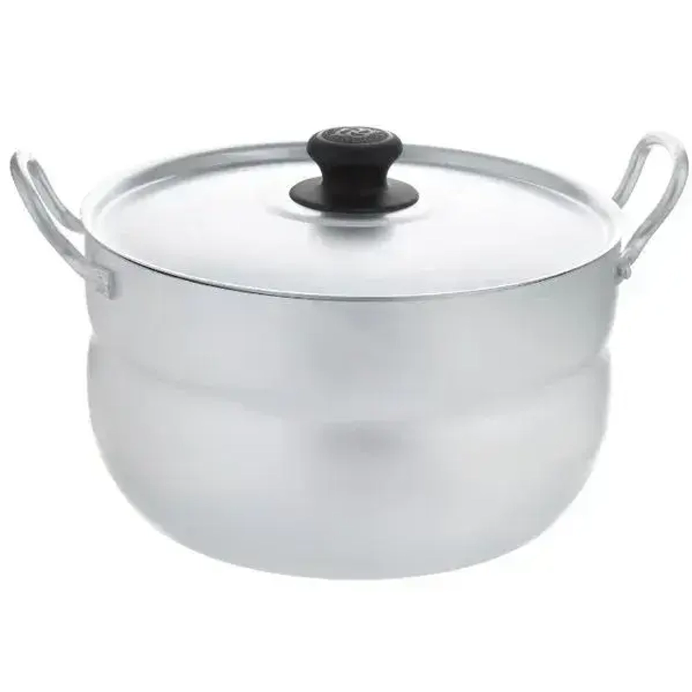 Кастрюля 6л 2руч., мет/кр. КАЛИТВА (алюминий)