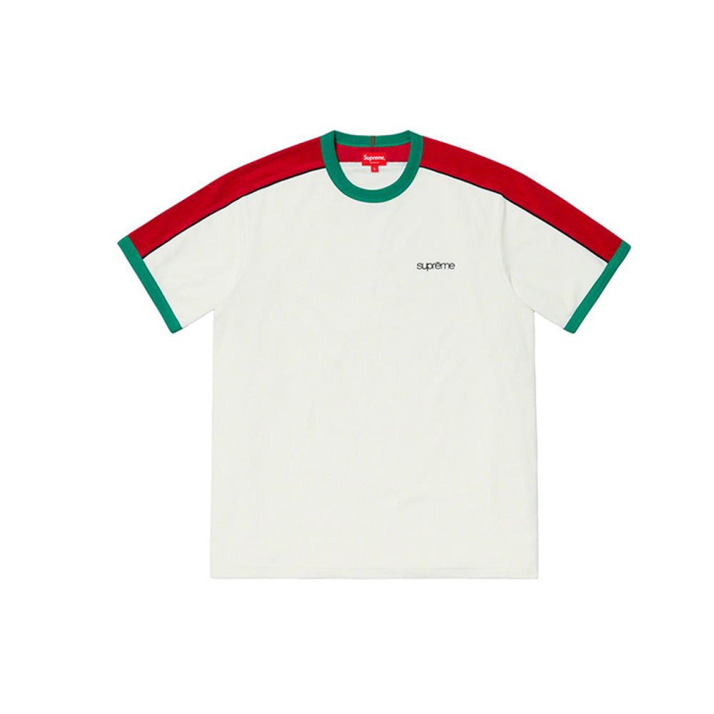 Supreme SS19 Shoulder Stripe Terry S/S Top T