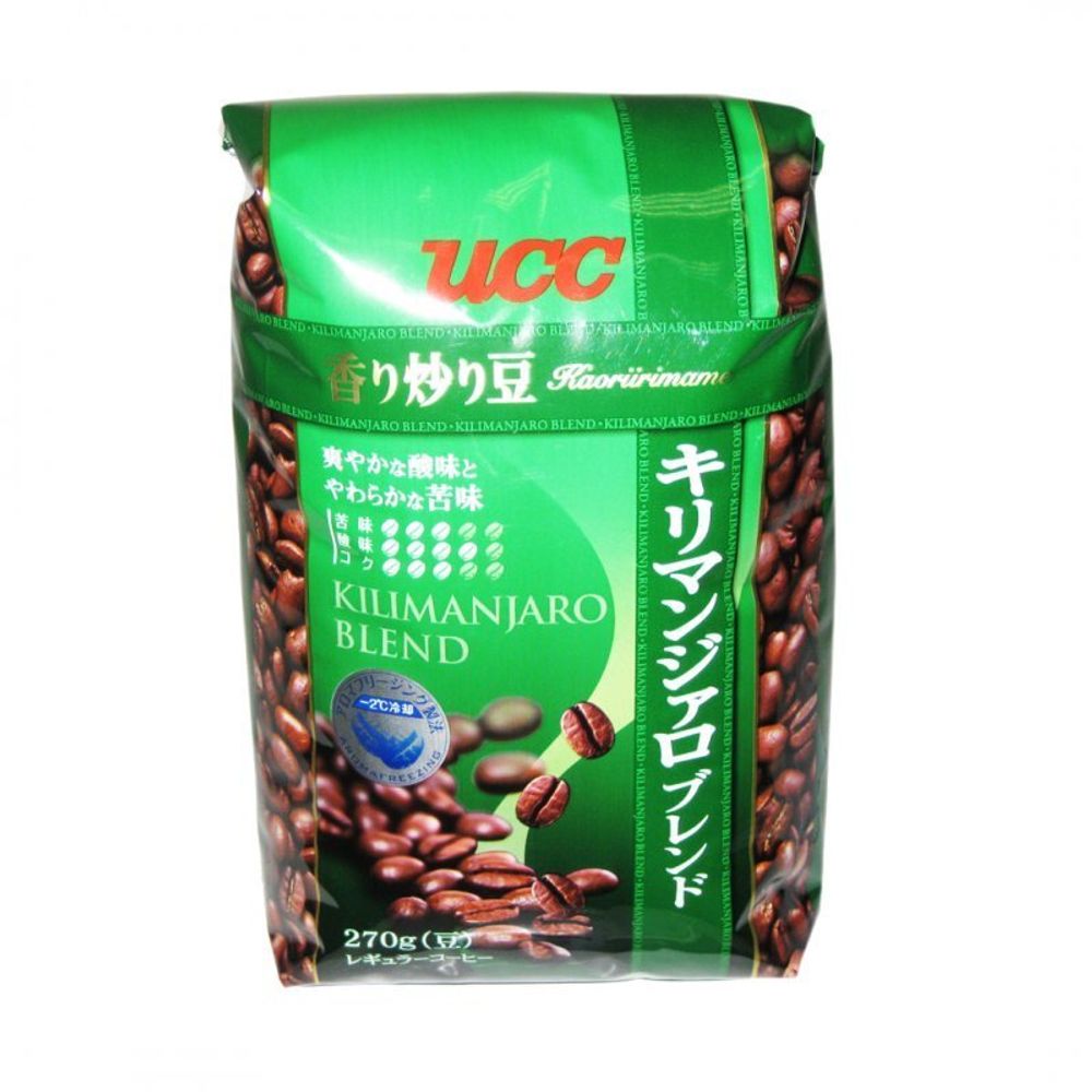 Кофе в зернах UCC Kaori Irim Kilimanjaro Blend, 270 г, 3 шт