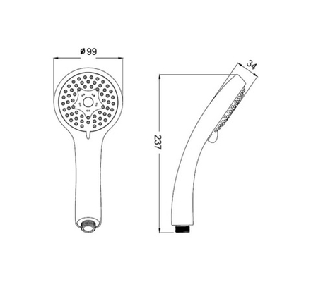 Лейка для душа IDDIS 3F A11631