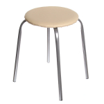 Табурет «Эконом» 32см цв.сиденья-слоновая кость ТЭ2