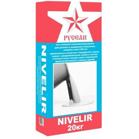 Базовая смесь пол наливной Русеан Nivelir 20 кг