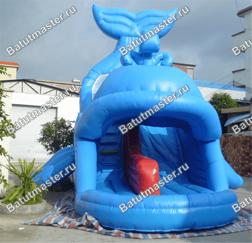 Надувной батут-горка "Дельфин"