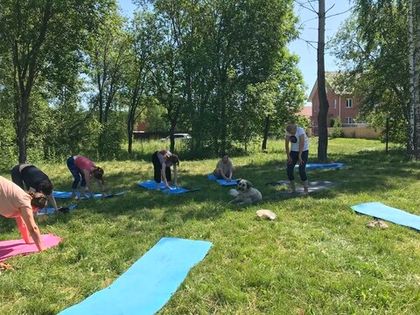 В «Романовском Парке» прошло бесплатное занятие по дыхательной гимнастике