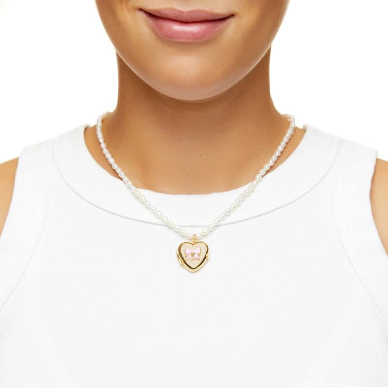 Колье Моя Любовь с Вязаным Жемчугом