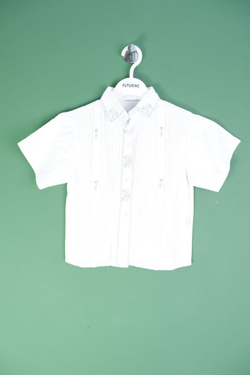 Рубашка с вышивкой для девочки 4-5 лет