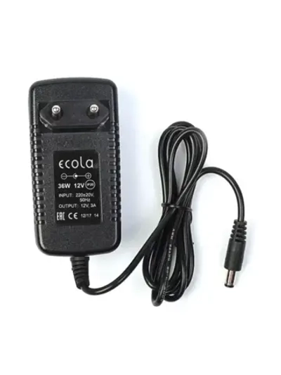 Блок питания для ленты, камер 12В 3А 36W (на вилке)