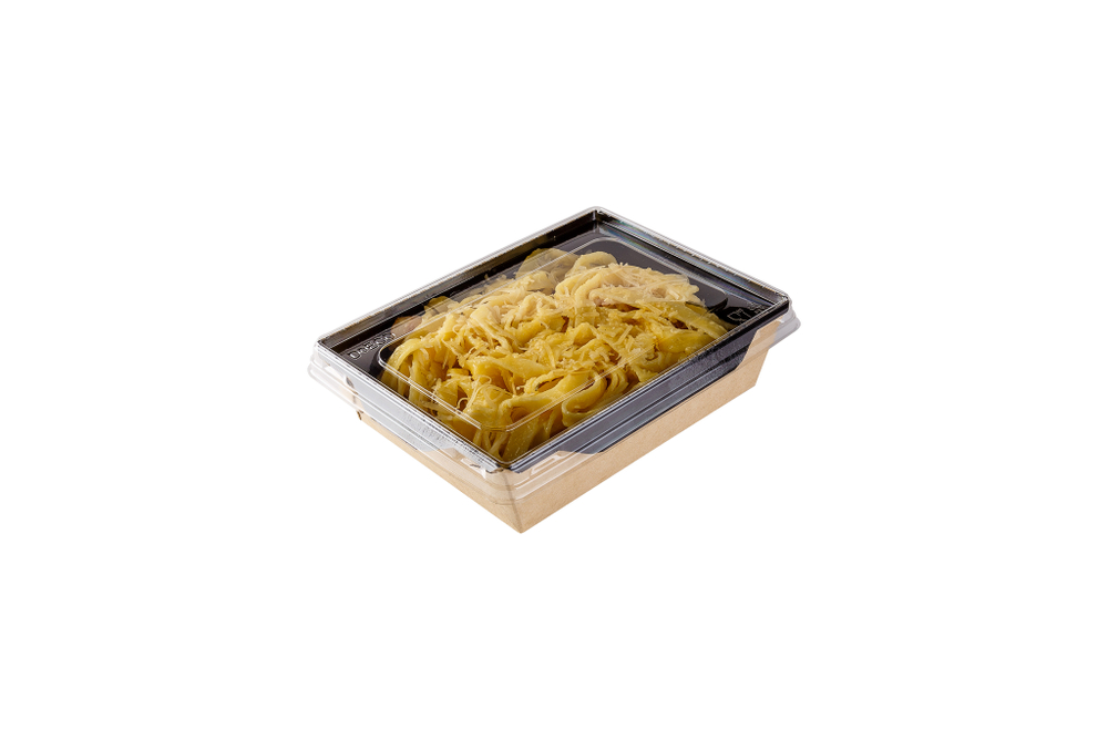 Салатники OSQ OPSALAD 450 BE с прозрачной крышкой Black Edition