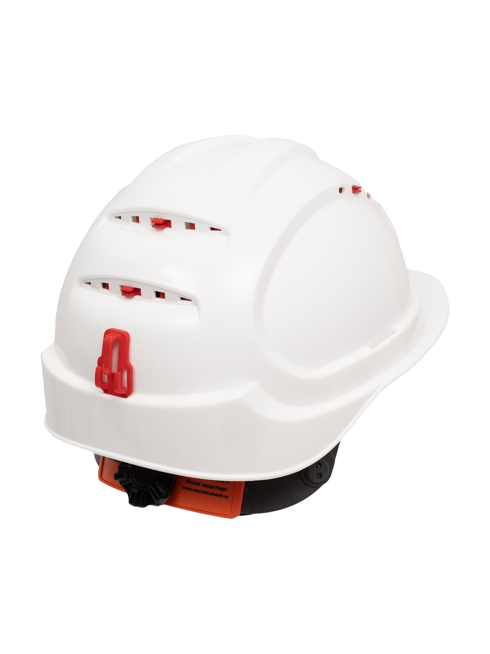 Защитная каска Gigant Alt белая, храповая регулировка GHA-22