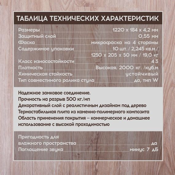 SPC ламинат I-Floors High - Дуб Меларен