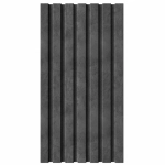 Стеновая реечная панель Альберо, Бетон Тёмный, 120*16*2750 мм