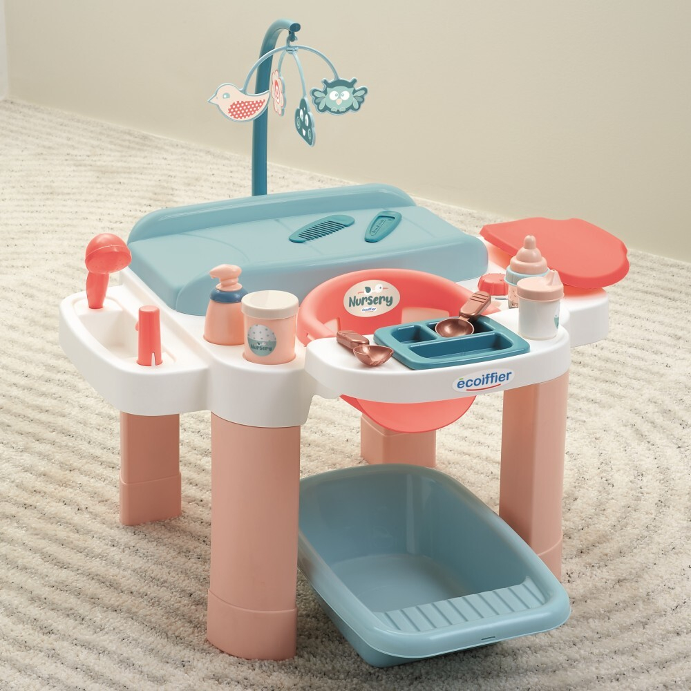 Ecoiffier Nursery - NURSERY NICLE + 13 аксессуаров Для куклы 32 см 1839