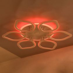 Citilux Ромби Смарт CL236A160E RGB Умная люстра Белая