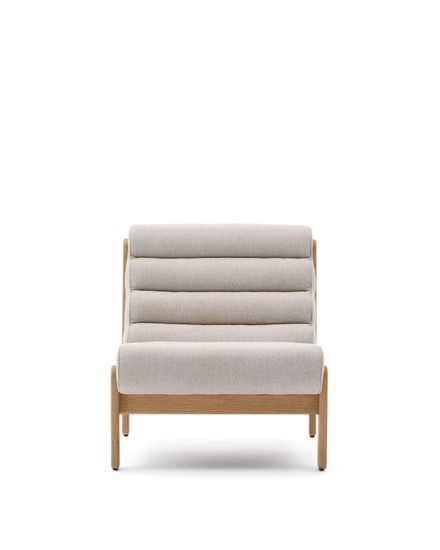 Кресло Magira из дуба с натуральной отделкой, бежевое Испания