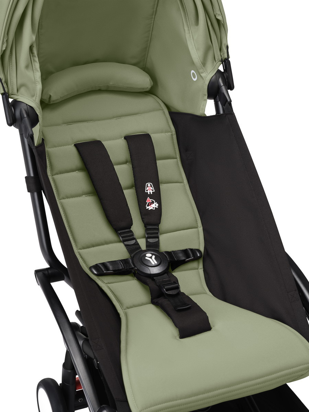 Коляска Stokke YOYO3 Newborn Pack рама чёрная Black 2 в 1 Olive