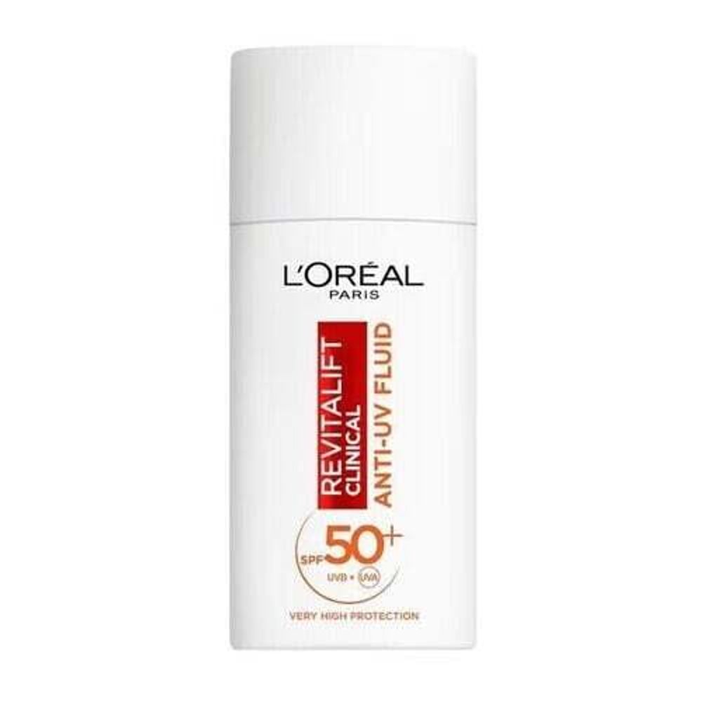 Солнцезащитные средства L&#39;Oréal Revitalift Clinical Vitamin C UV Fluid SPF 50+