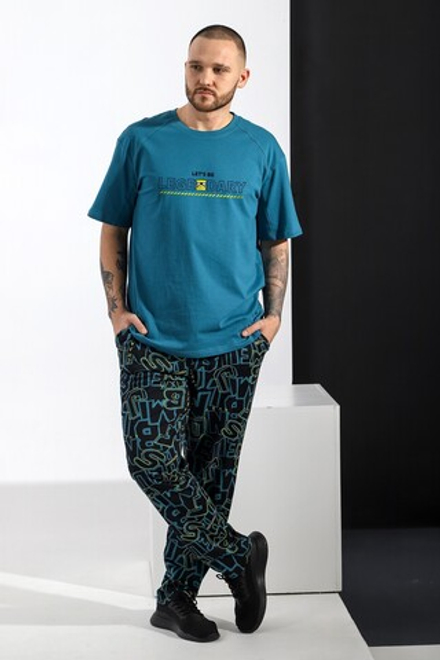 [m]Пижама мужская штаны+футболка КП-110