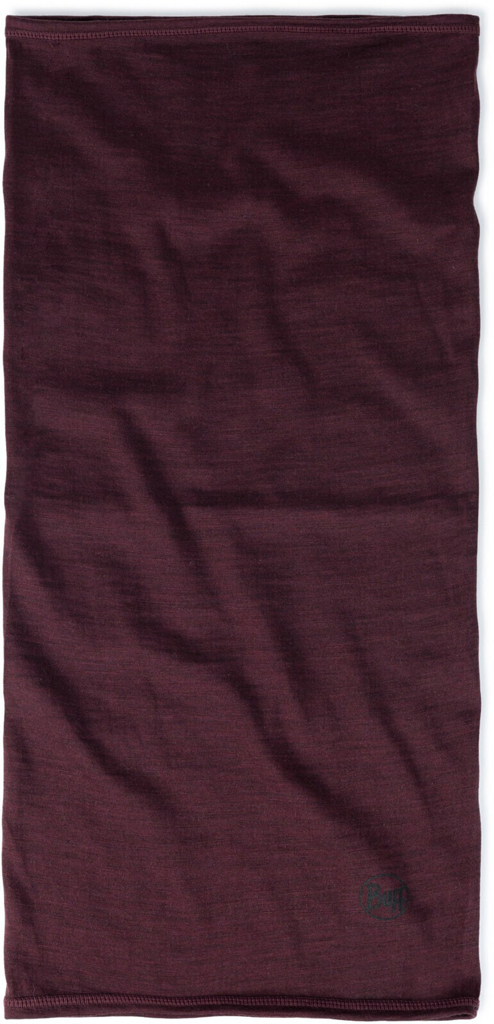 Тонкий шерстяной шарф-труба Buff Merino Lightweight Solid Garnet