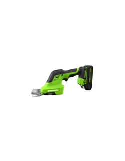 Кусторез аккумуляторный Greenworks G24SHT Садовые ножницы-кусторез аккумуляторные, 24V, без АКБ и ЗУ [1600607]