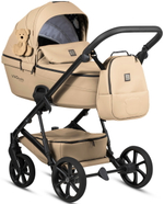 Детская коляска Tutis Viva 6 Plus Teddy 4 в 1 с автокреслом Beno Beige и базой 1612111 Creamy