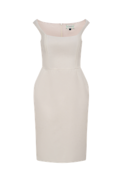 Платье корсетное (Busy mode On), молочное