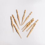 Набор деревянных крючков для вязания из древесины клен 9 штук. KN34