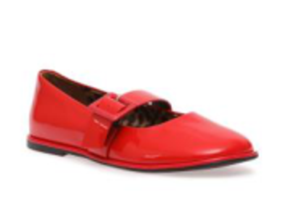 AE028_01LK-RD-V red-25L Женские балетки летние 