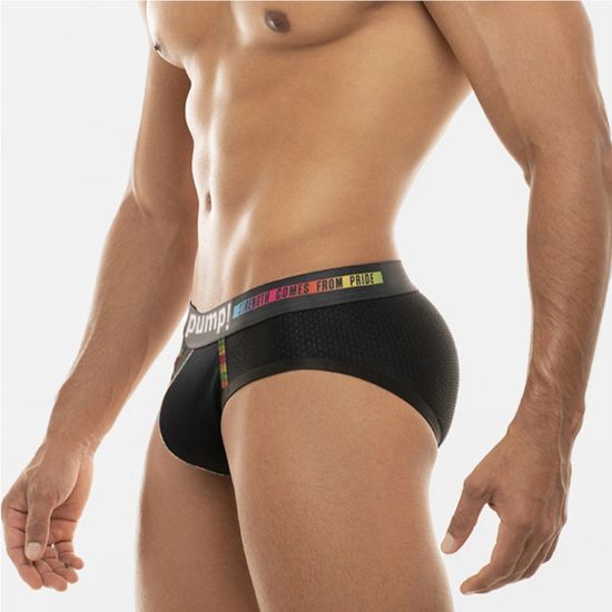 Мужские трусы брифы черные PUMP! MP292-2