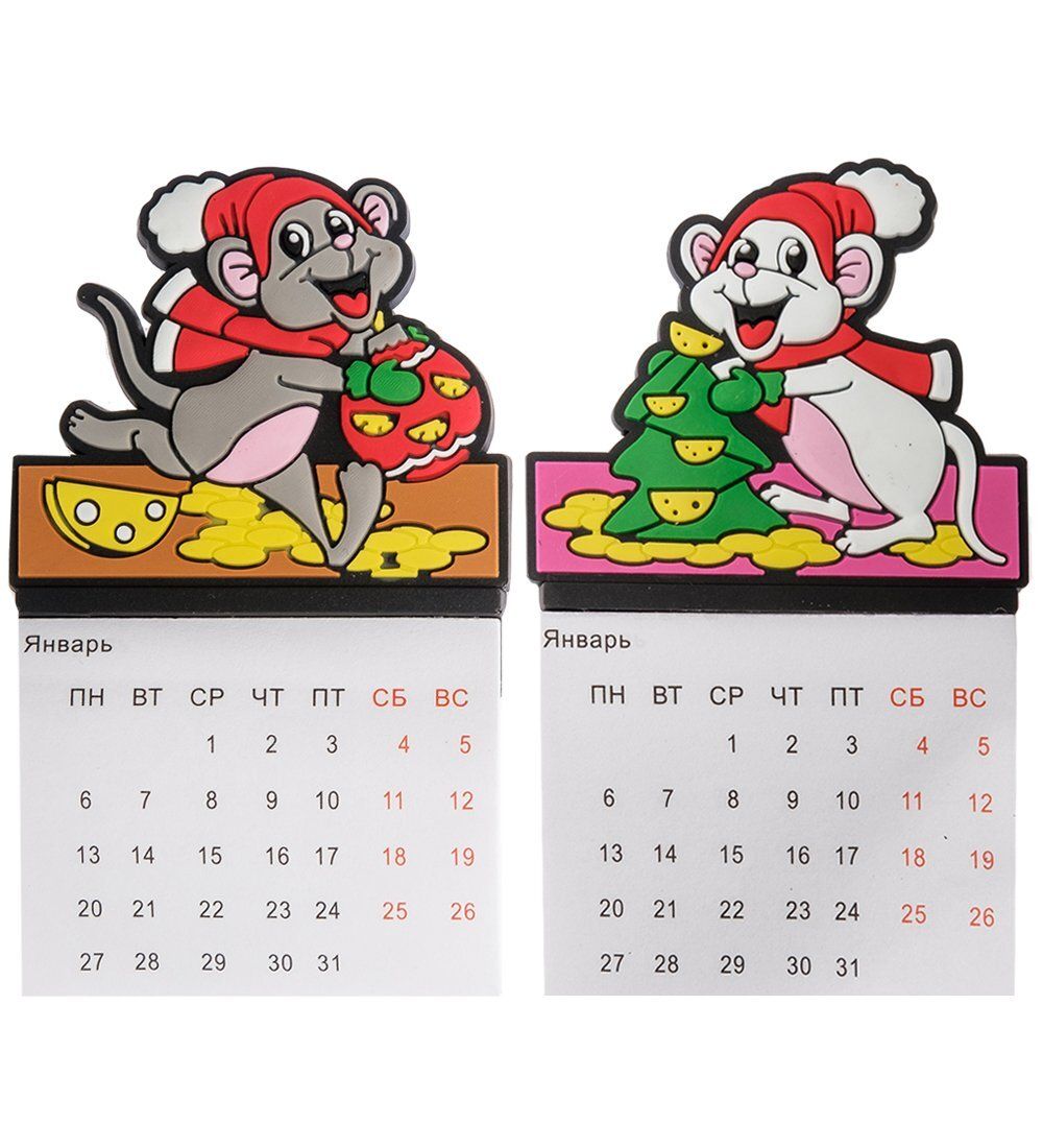 MC-134 Магнит-календарик «Мышонок»