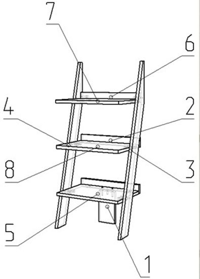 Тумба ДЕПО /400*900*270/ дуб сантана