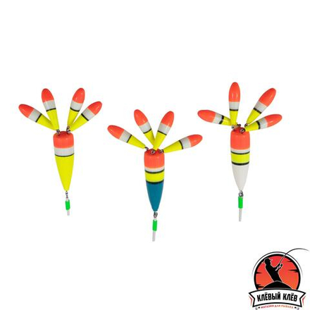 Поплавок зимний ЯМАН "Цветок 4", бальса, 2,5 г, цв. в ассорт.