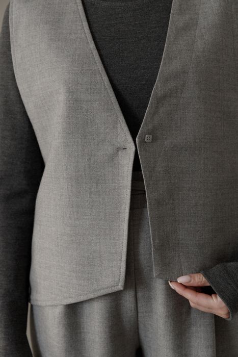 ЖИЛЕТ ГАРЭТ СЕРЫЙ