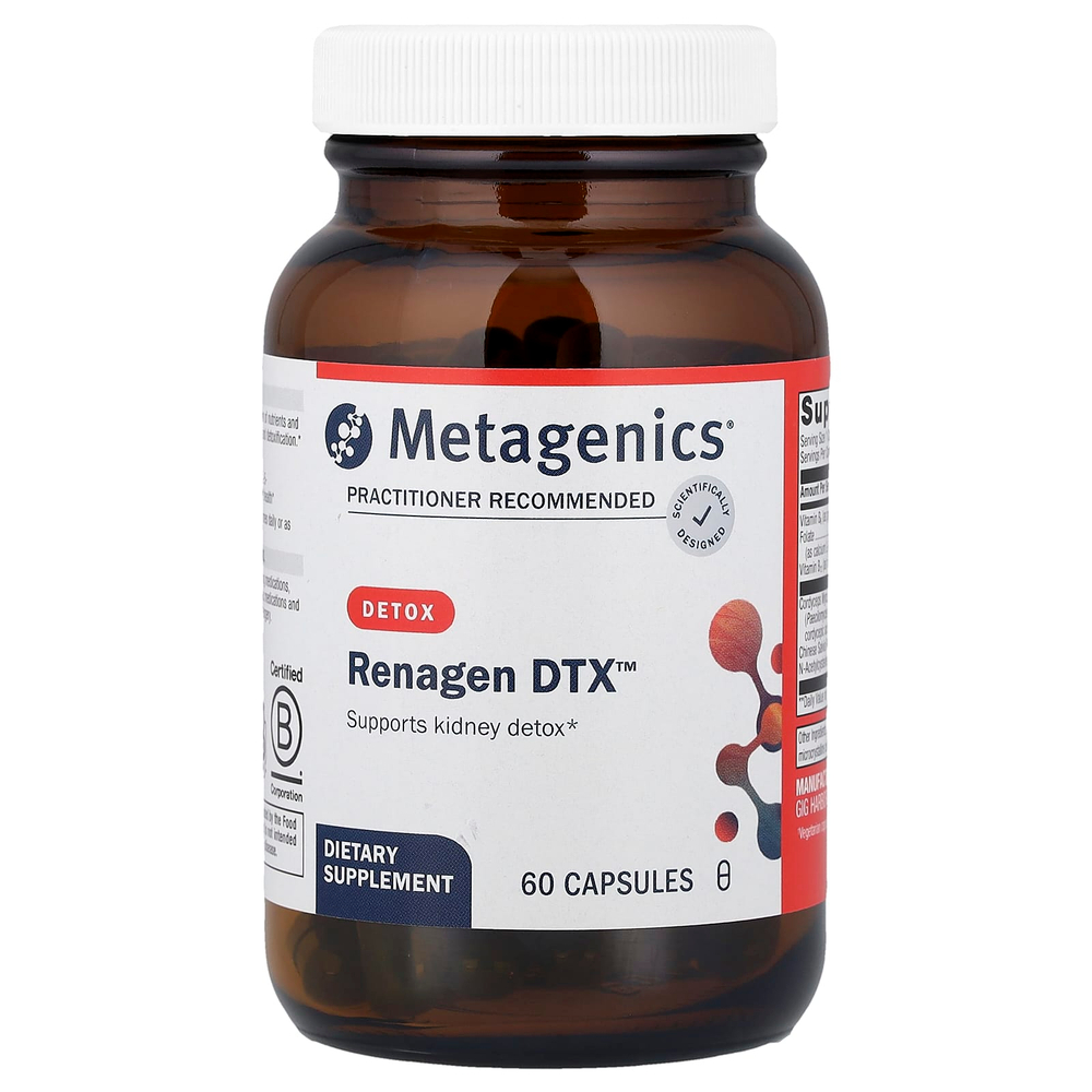 Metagenics, Renagen DTX ™, 60 капсул