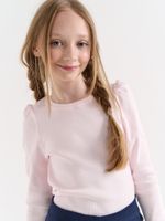 Лонгслив с рукавом-фонариком "Розовый" 7+