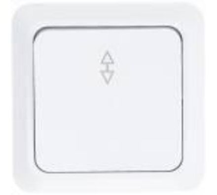 Выключатель проходной одноклавишный "UNIVersal" серия "Олимп", о/у, 10А, 220В, "слоновая кость"