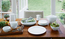 Wedgwood Десертная тарелка Jasper Conran White Strata 18 см