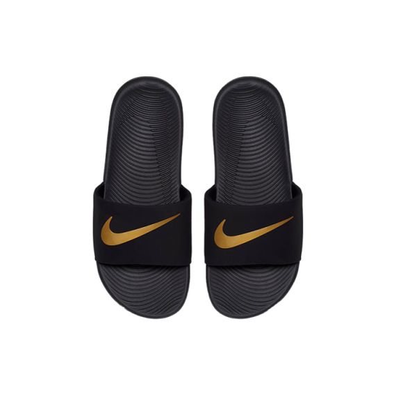Nike Kawa Slide GS 'Black Gold'