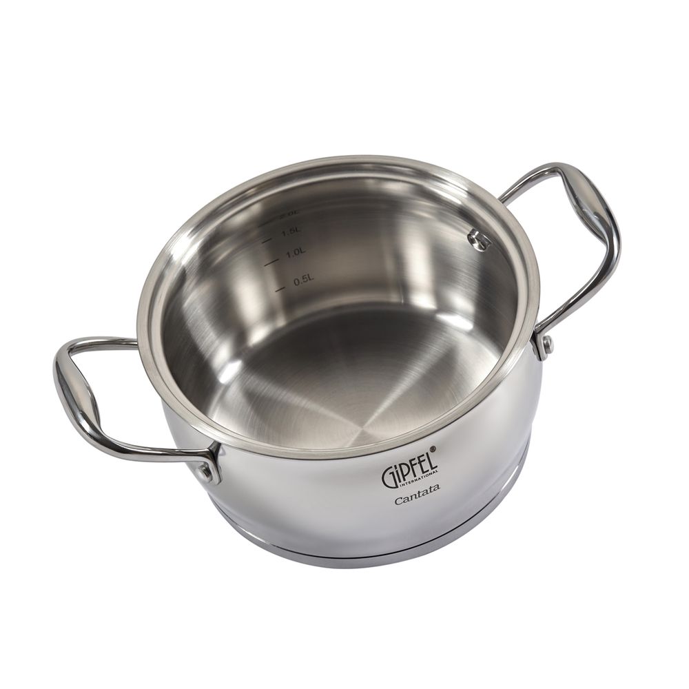 Кастрюля из нержавеющей стали Gipfel Cantata 1263 18 см/2,8 л