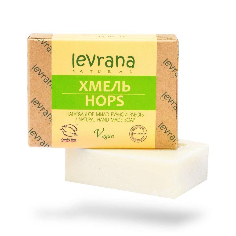 Хмель натуральное мыло ручной работы , 100 гр (Levrana) Хмель натуральное мыло ручной работы , 100 гр (Levrana)