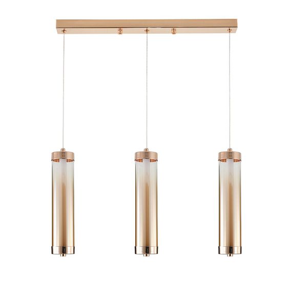 Подвесной светодиодный светильник Indigo Rilucente 11061/3P Gold V000150L