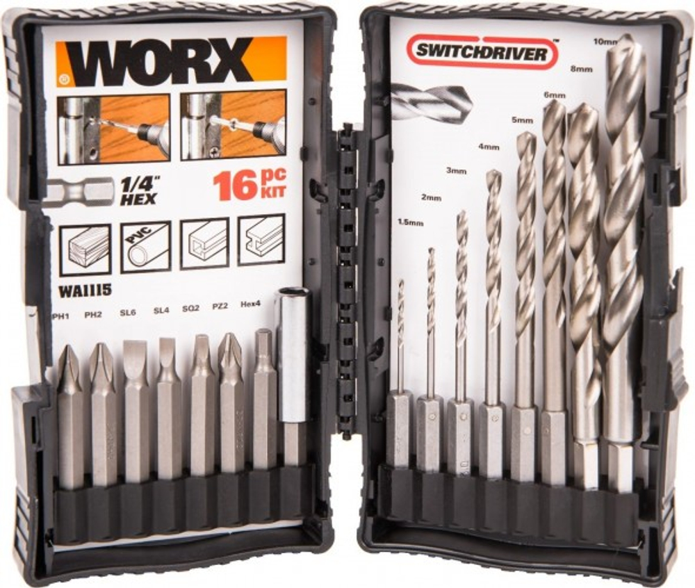 Дрель-шуруповерт аккумуляторная Worx Switchdriver WX176.2 WX176.2